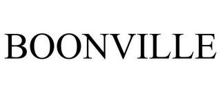 BOONVILLE trademark