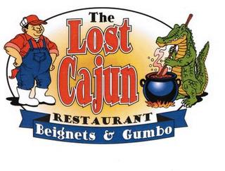 THE LOST CAJUN RESTAURANT BEIGNETS & GUMBO trademark