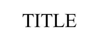 TITLE trademark