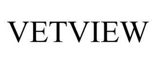 VETVIEW trademark