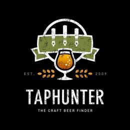 EST. 2009 TAPHUNTER THE CRAFT BEER FINDER trademark