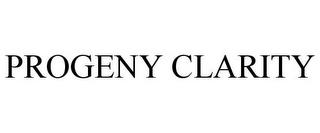 PROGENY CLARITY trademark