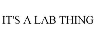 IT'S A LAB THING trademark