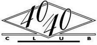 40/40 CLUB trademark