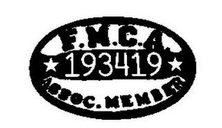 F.M.C.A. 193419 ASSOC. MEMBER trademark