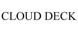 CLOUD DECK trademark