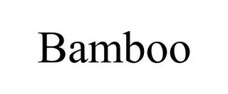 BAMBOO trademark