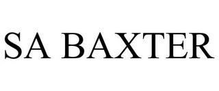 SA BAXTER trademark