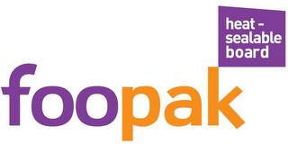 FOOPAK HEAT SEALABLE BOARD trademark