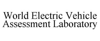 WORLD ELECTRIC VEHICLE ASSESSMENT LABORATORY trademark