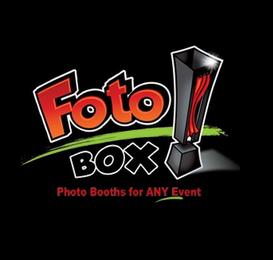 FOTO BOX PHOTO BOOTHS FOR ANY EVENT trademark