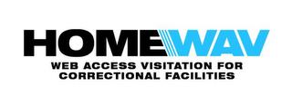 HOMEWAV WEB ACCESS VISITATION FOR CORRECTIONAL FACILITIES trademark