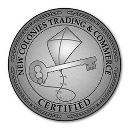 NEW COLONIES TRADING & COMMERCE CERTIFIED trademark