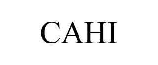 CAHI trademark