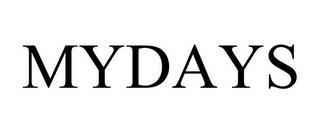 MYDAYS trademark