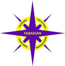 TABAKIAN ACADEMIC VOCATIONAL TRADITIONAL NONTRADITIONAL trademark