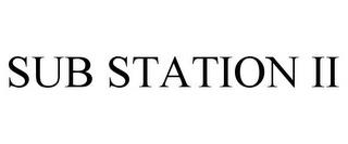 SUB STATION II trademark