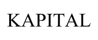 KAPITAL trademark