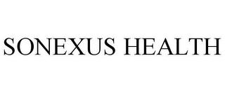 SONEXUS HEALTH trademark