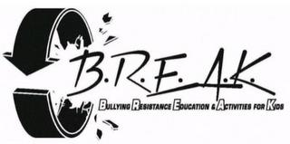 B.R.E.A.K. BULLYING RESISTANCE EDUCATION & ACTIVITIES FOR KIDS trademark