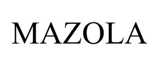 MAZOLA trademark