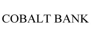 COBALT BANK trademark