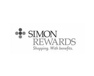 SIMON REWARDS SHOPPING. WITH BENEFITS. trademark