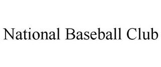 NATIONAL BASEBALL CLUB trademark