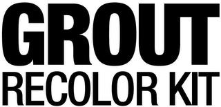 GROUT RECOLOR KIT trademark