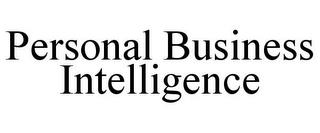 PERSONAL BUSINESS INTELLIGENCE trademark