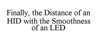 FINALLY, THE DISTANCE OF AN HID WITH THE SMOOTHNESS OF AN LED trademark