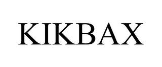 KIKBAX trademark