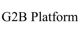 G2B PLATFORM trademark