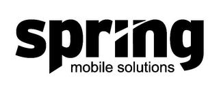 SPRING MOBILE SOLUTIONS trademark