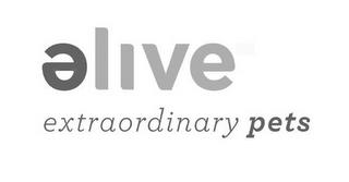 ELIVE EXTRAORDINARY PETS trademark