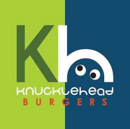 KH KNUCKLEHEAD BURGERS trademark