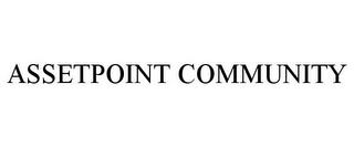 ASSETPOINT COMMUNITY trademark