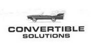 CONVERTIBLE SOLUTIONS trademark