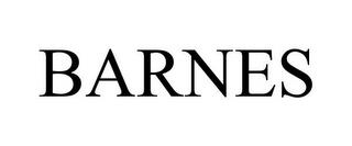 BARNES trademark