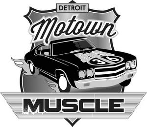 DETROIT MOTOWN THE BUS 36 MUSCLE trademark