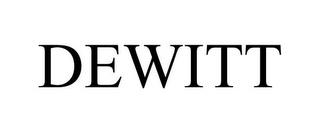 DEWITT trademark