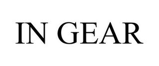 IN GEAR trademark