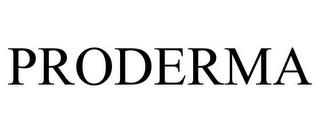 PRODERMA trademark