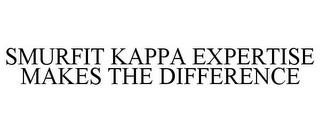 SMURFIT KAPPA EXPERTISE MAKES THE DIFFERENCE trademark