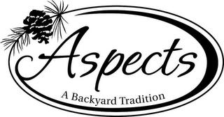 ASPECTS A BACKYARD TRADITION trademark