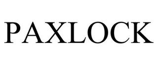 PAXLOCK trademark