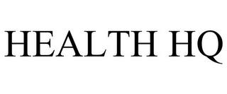 HEALTH HQ trademark