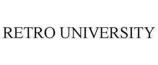 RETRO UNIVERSITY trademark