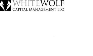 WHITEWOLF CAPITAL MANAGEMENT LLC trademark