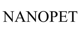 NANOPET trademark